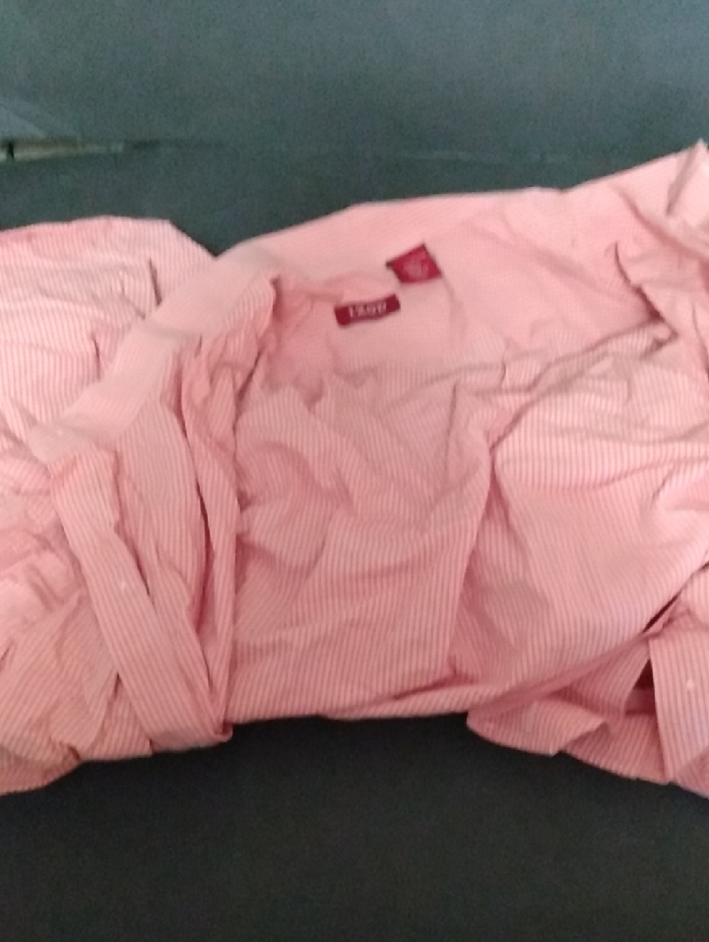 Izod Pink Striped Button-Up Shirt